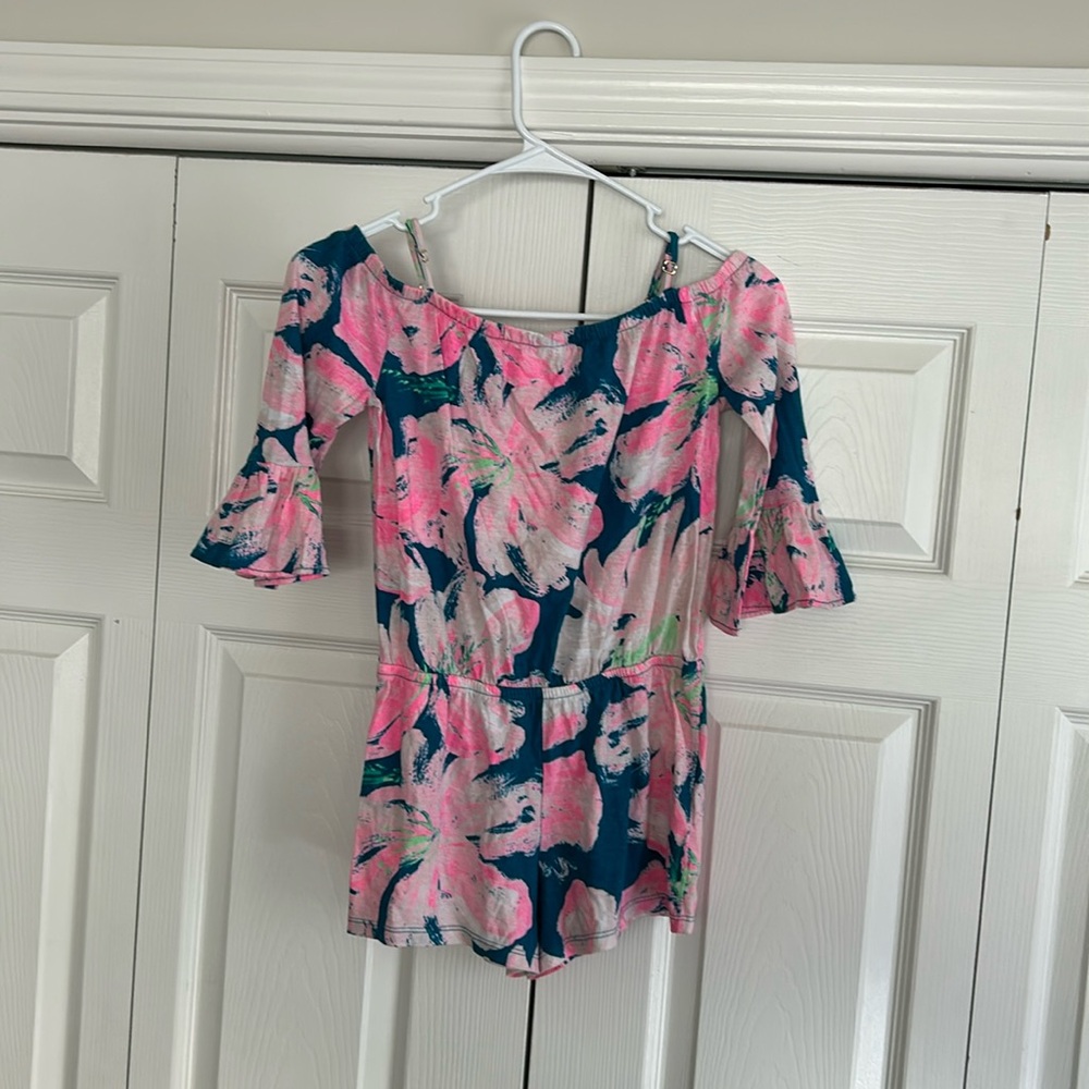Lily Pulitzer Girls Romper Size L (8-10)